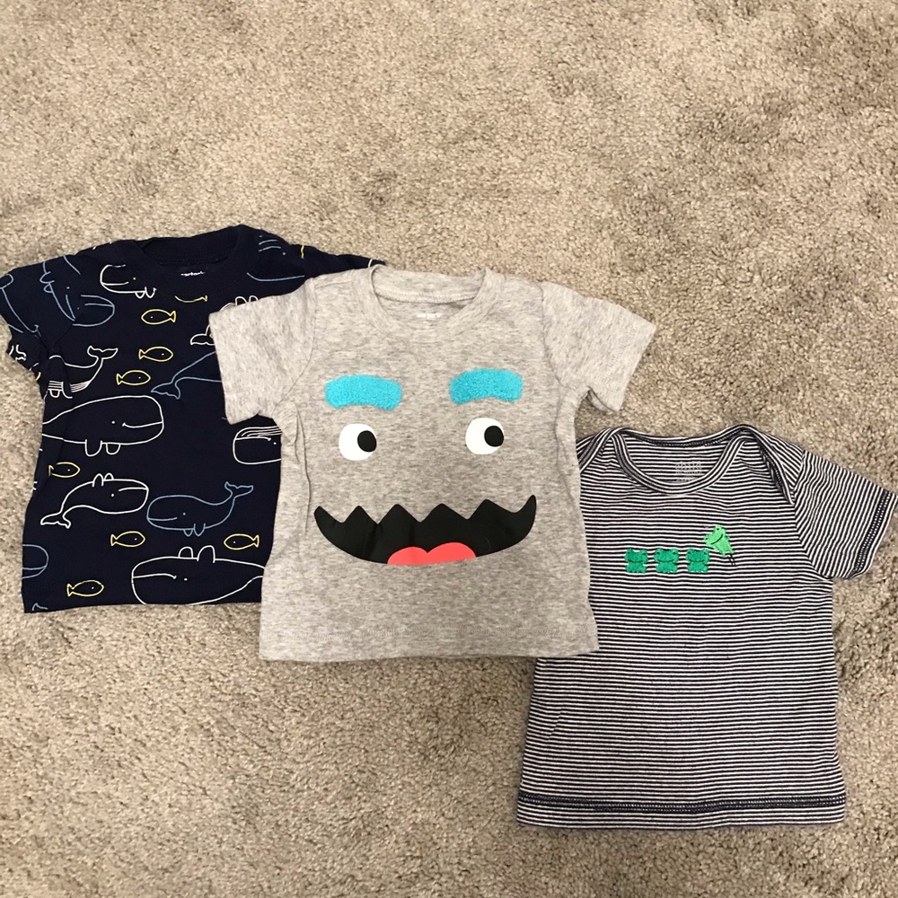 3 x Baby Boy T-Shirts (6-9 months)